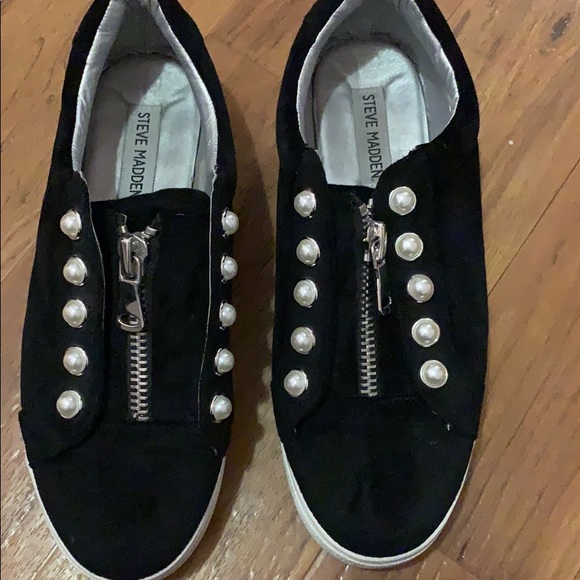Steve Madden Lynn sneaker shoe size 8.5 great cond - Picture 3 of 8